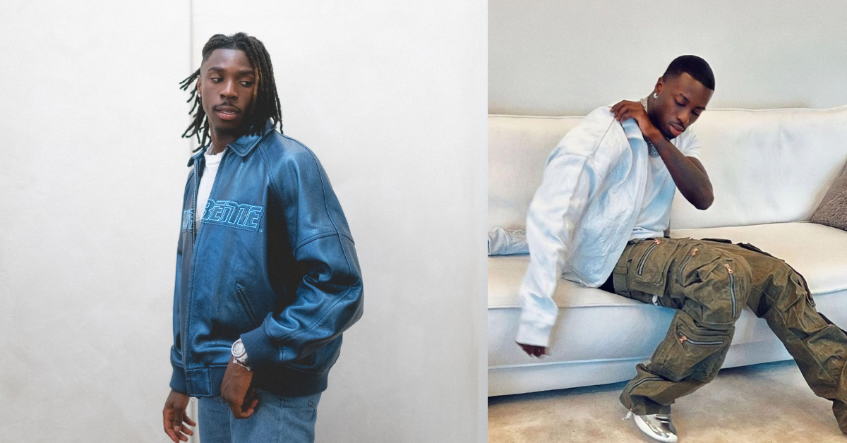 Louis Vuitton x Nigo Crazy Mix Leather Denim Blouson